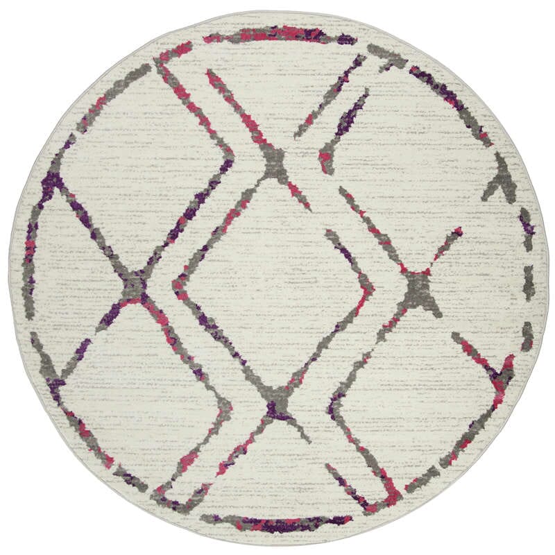 Safavieh Skyler Sky197F Ivory / Pink Moroccan Area Rug