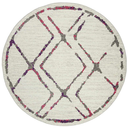 Safavieh Skyler Sky197F Ivory / Pink Moroccan Area Rug