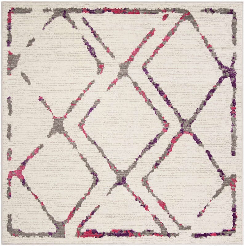 Safavieh Skyler Sky197F Ivory / Pink Moroccan Area Rug