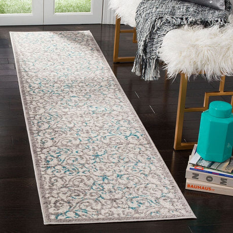 Safavieh Skyler Sky198D Ivory / Blue Rugs.