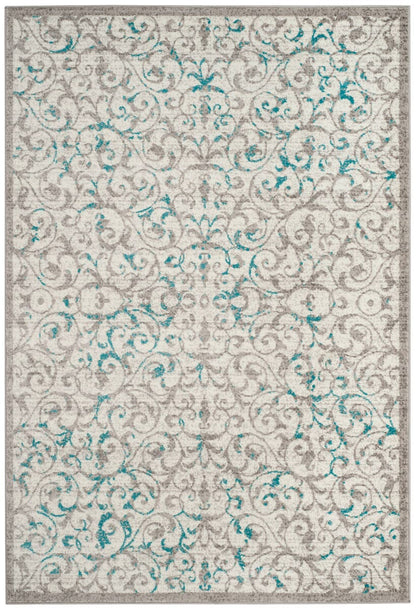 Safavieh Skyler Sky198D Ivory / Blue Geometric Area Rug