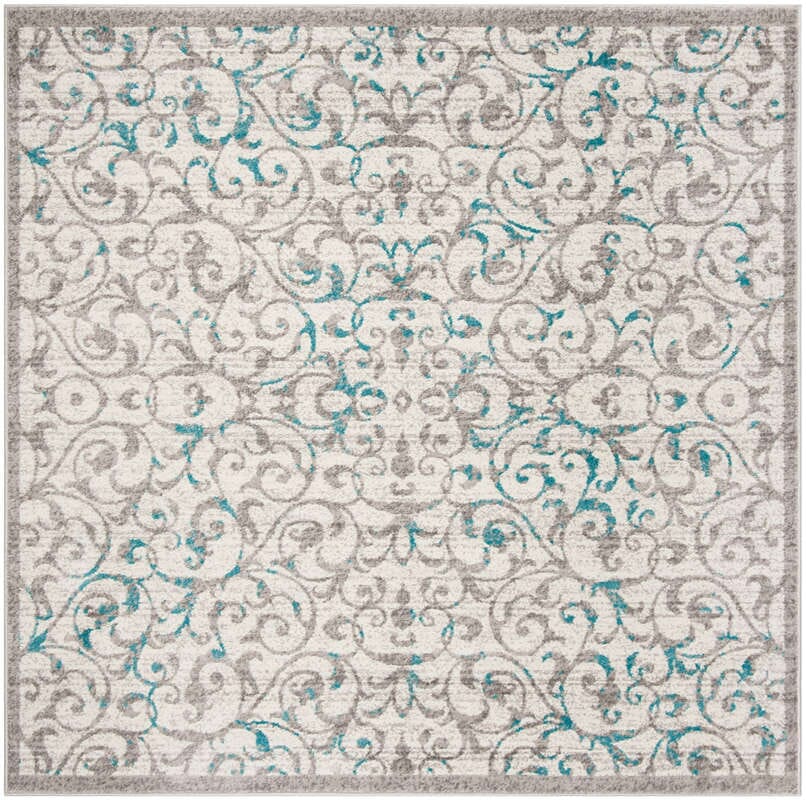 Safavieh Skyler Sky198D Ivory / Blue Geometric Area Rug