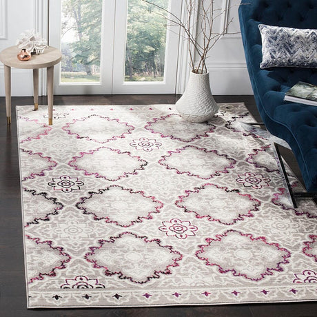 Safavieh Skyler Sky199P Grey / Pink Rugs.