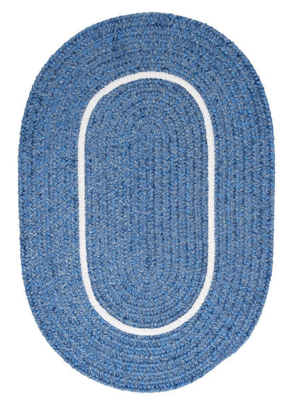 Colonial Mills Silhouette Sl05 Blue Ice / Blue Area Rug