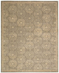 Nourison Silken Allure Slk04 Mushroom Damask Area Rug