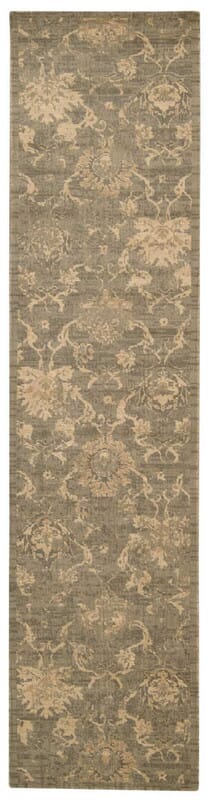 Nourison Silken Allure Slk11 Moss Damask Area Rug