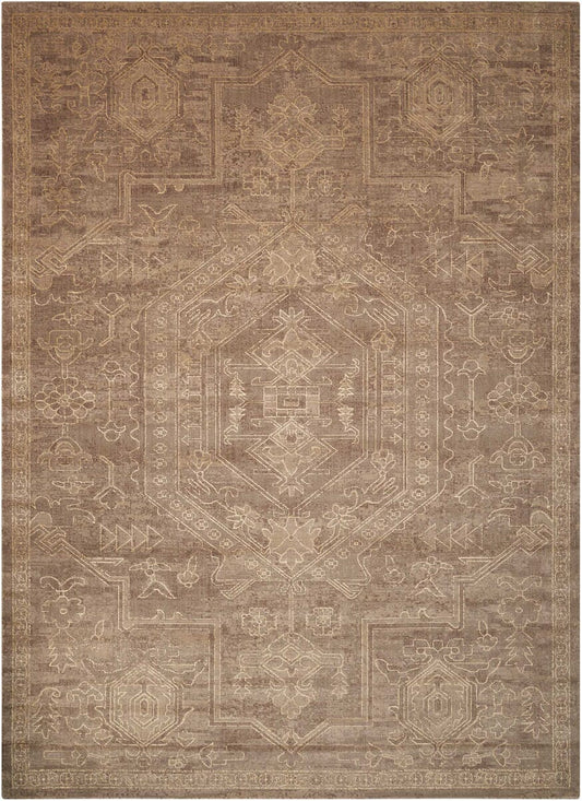 Nourison Silken Allure Slk15 Taupe Area Rug