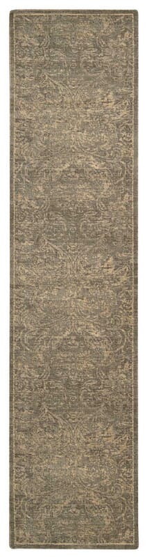 Nourison Silken Allure Slk19 Mushroom Vintage / Distressed Area Rug