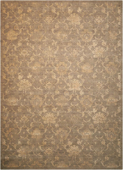 Nourison Silken Allure Slk11 Moss Damask Area Rug