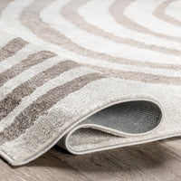 Nuloom Sena Rainbow Nse2457A Light Gray Area Rug