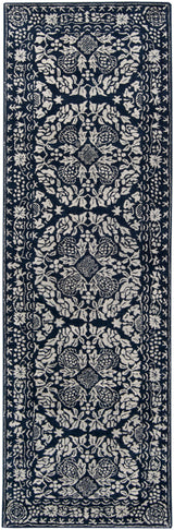 Surya Smithsonian Smi-2112 Dark Blue, Light Gray Rug.