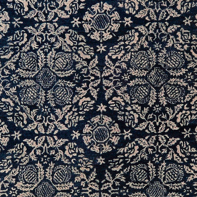 Surya Smithsonian Smi-2112 Dark Blue, Light Gray Rug.