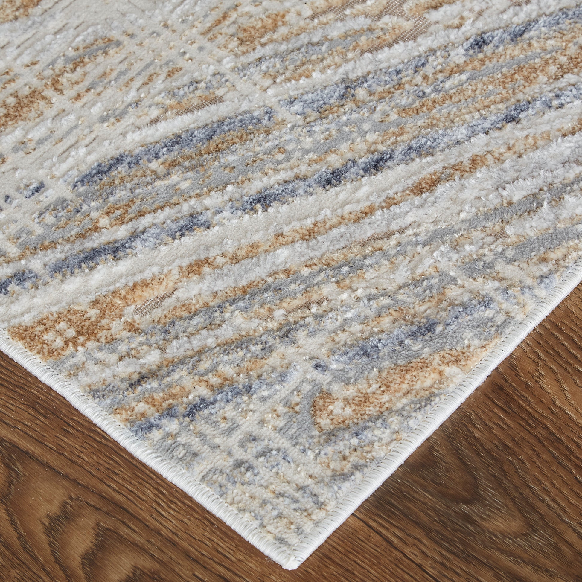 Feizy Laina 39G6F Gray/Beige Area Rug