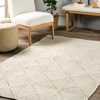 Nuloom Calista Casual Cotton Nca3301A Ivory Area Rug