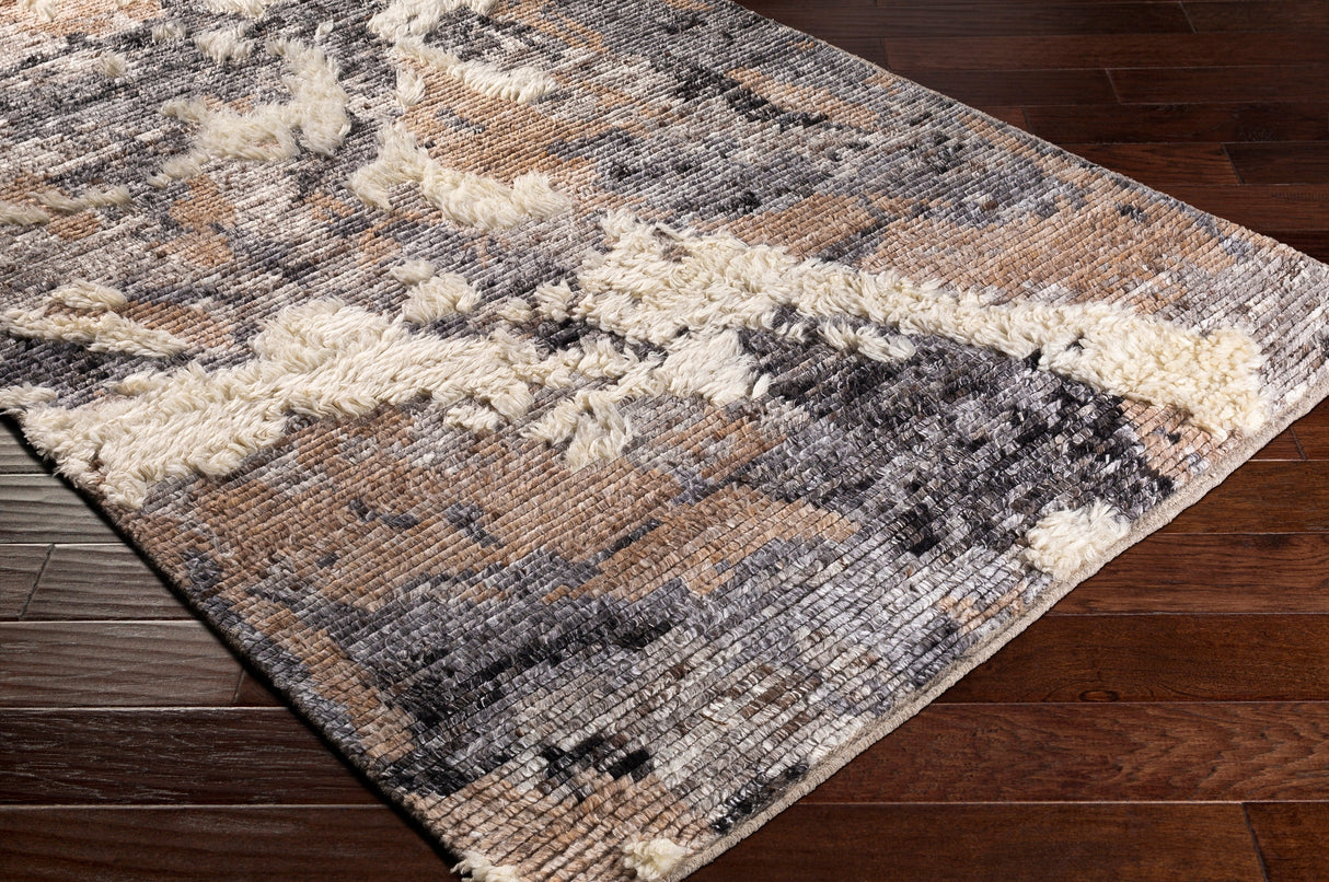 Surya Socrates Soc-2300 Cream, Charcoal, Medium Gray, Light Gray Rugs.