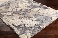 Surya Socrates Soc-2301 Cream, Charcoal, Medium Gray, Light Gray Area Rug