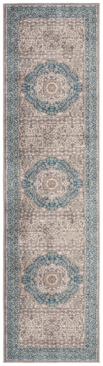 Safavieh Sofia Sof365A Light Grey / Blue Vintage / Distressed Area Rug