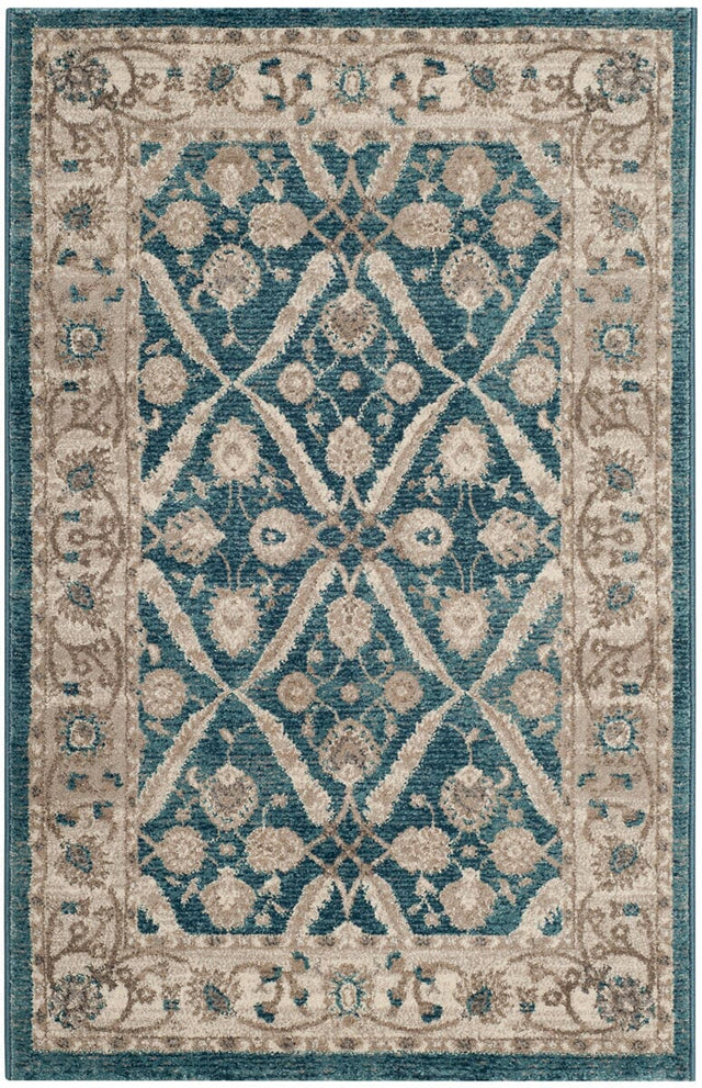 Safavieh Sofia Sof378C Blue / Beige Rugs.