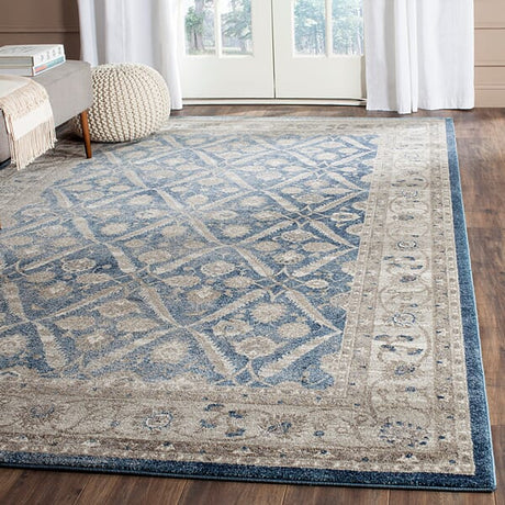 Safavieh Sofia Sof378C Blue / Beige Rugs.