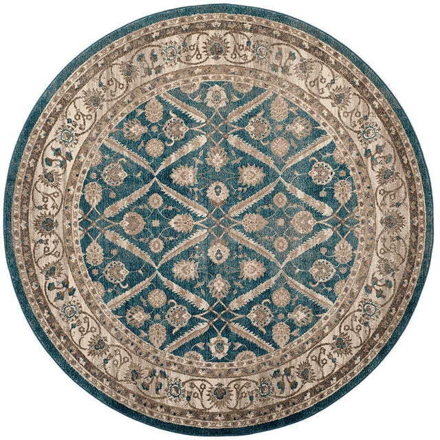 Safavieh Sofia Sof378C Blue / Beige Rugs.