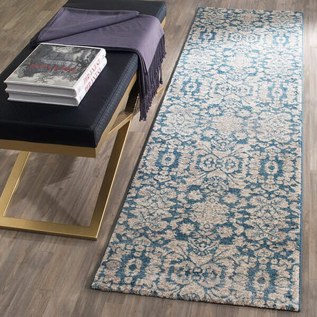 Safavieh Sofia Sof381C Blue / Beige Rugs.