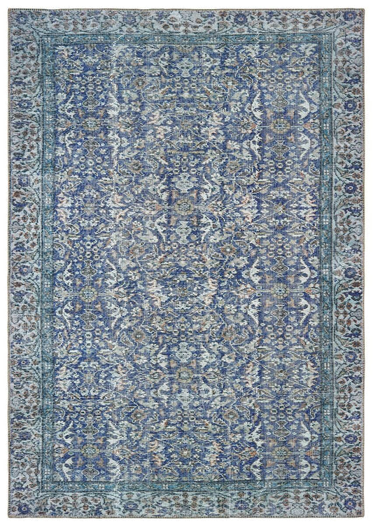 Oriental Weavers Sphinx Sofia 85811 Blue / Blue Vintage / Distressed Area Rug