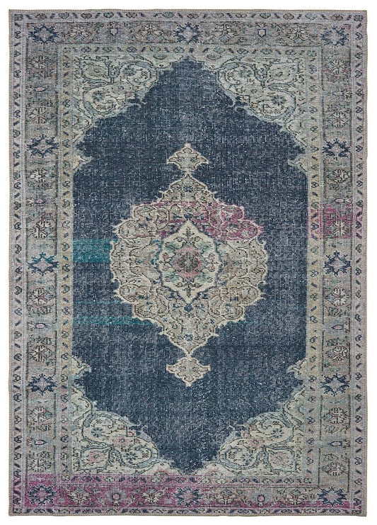 Oriental Weavers Sphinx Sofia 85817 Blue / Grey Vintage / Distressed Area Rug