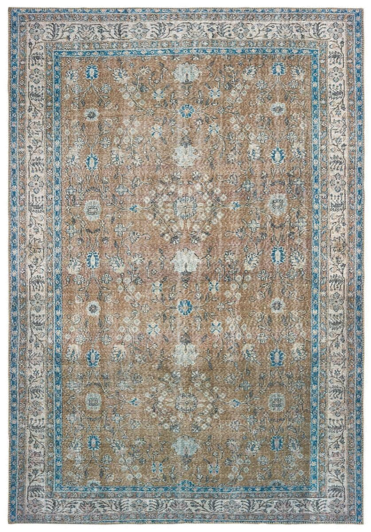 Oriental Weavers Sphinx Sofia 85818 Gold / Blue Vintage / Distressed Area Rug