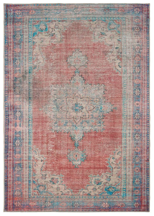 Oriental Weavers Sphinx Sofia 85819 Red / Blue Vintage / Distressed Area Rug