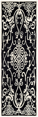 Safavieh Soho Soh120A Black / Ivory Rugs.