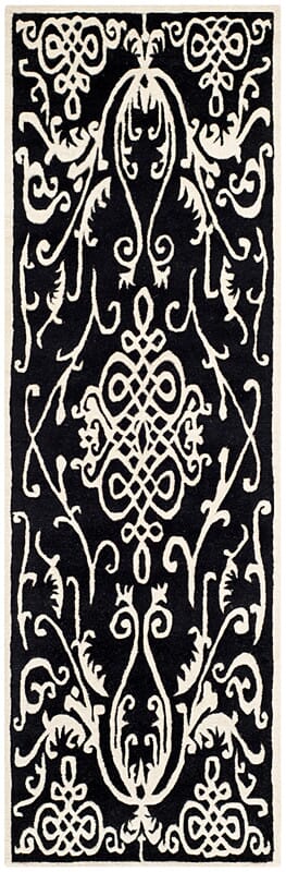 Safavieh Soho Soh120A Black / Ivory Rugs.