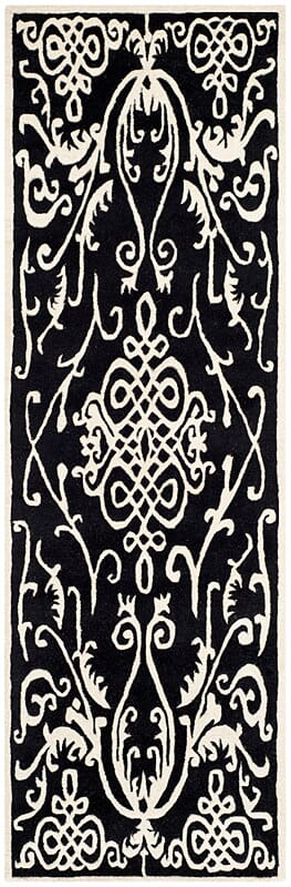 Safavieh Soho Soh120A Black / Ivory Rugs.