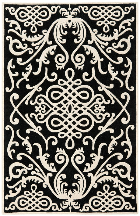 Safavieh Soho Soh120A Black / Ivory Rugs.