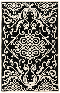 Safavieh Soho Soh120A Black / Ivory Area Rug