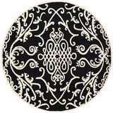 Safavieh Soho Soh120A Black / Ivory Rugs.