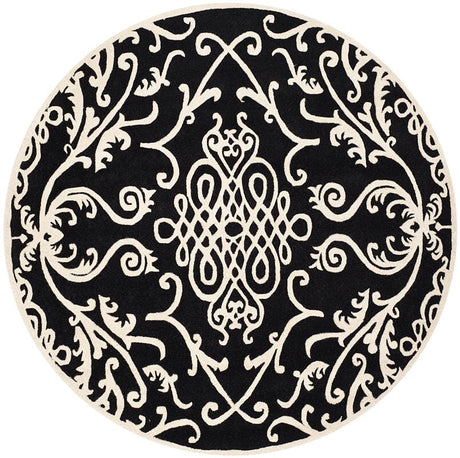 Safavieh Soho Soh120A Black / Ivory Rugs.