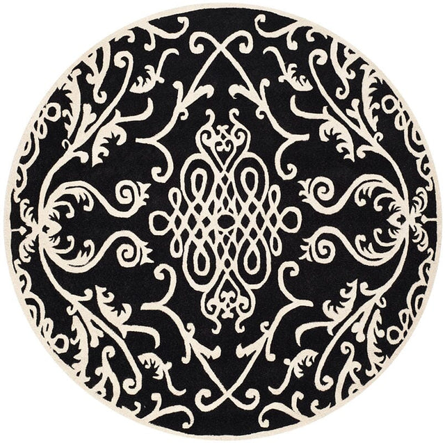 Safavieh Soho Soh120A Black / Ivory Rugs.