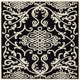 Safavieh Soho Soh120A Black / Ivory Rugs.
