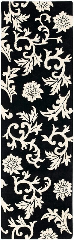 Safavieh Soho Soh212A Black / Ivory Floral / Country Area Rug