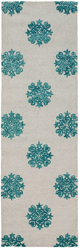 Safavieh Soho Soh213A Ivory / Light Blue Geometric Area Rug