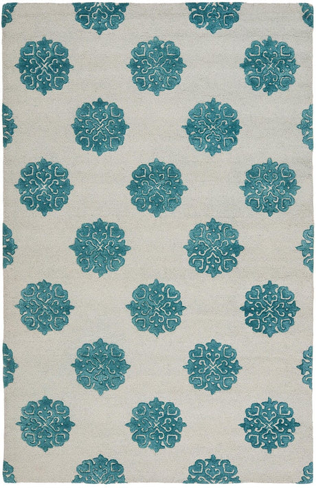 Safavieh Soho Soh213A Ivory / Light Blue Rugs.