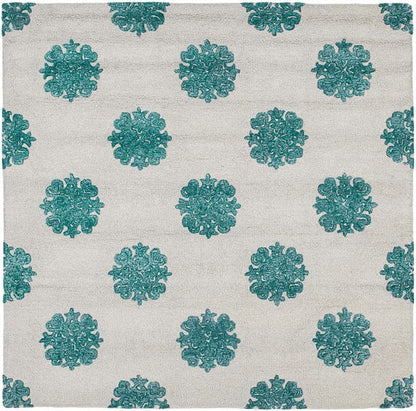 Safavieh Soho Soh213A Ivory / Light Blue Geometric Area Rug