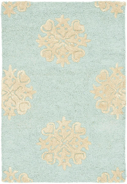 Safavieh Soho Soh213B Light Blue / Beige Geometric Area Rug