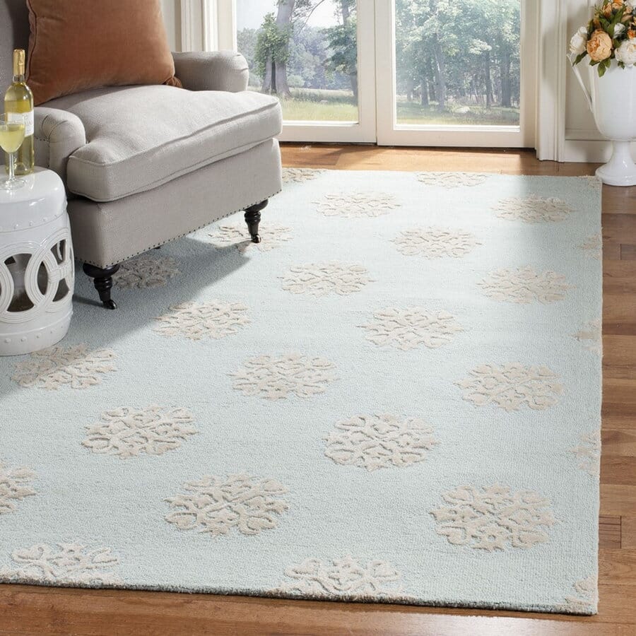 Safavieh Soho Soh213B Light Blue / Beige Geometric Area Rug