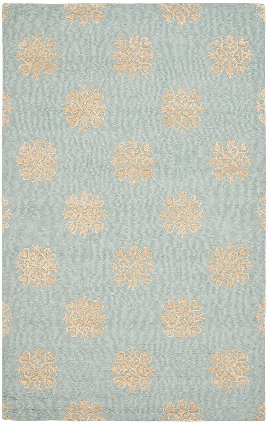 Safavieh Soho Soh213B Light Blue / Beige Geometric Area Rug