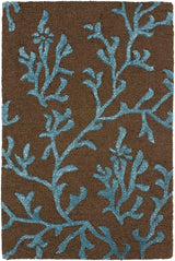 Safavieh Soho Soh214B Brown / Light Blue Rugs.