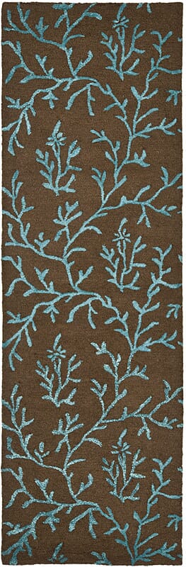 Safavieh Soho Soh214B Brown / Light Blue Rugs.
