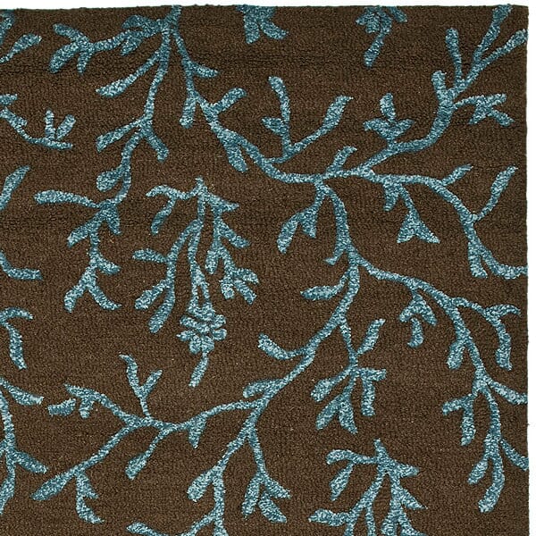 Safavieh Soho Soh214B Brown / Light Blue Rugs.