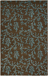 Safavieh Soho Soh214B Brown / Light Blue Rugs.
