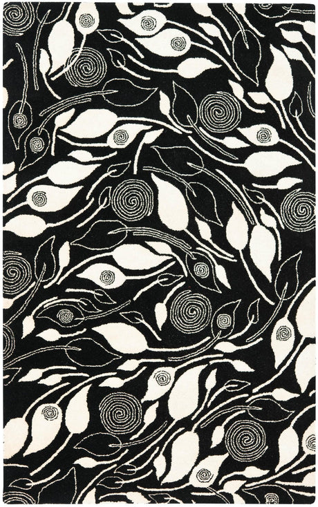 Safavieh Soho Soh217B Black / Ivory Rugs.
